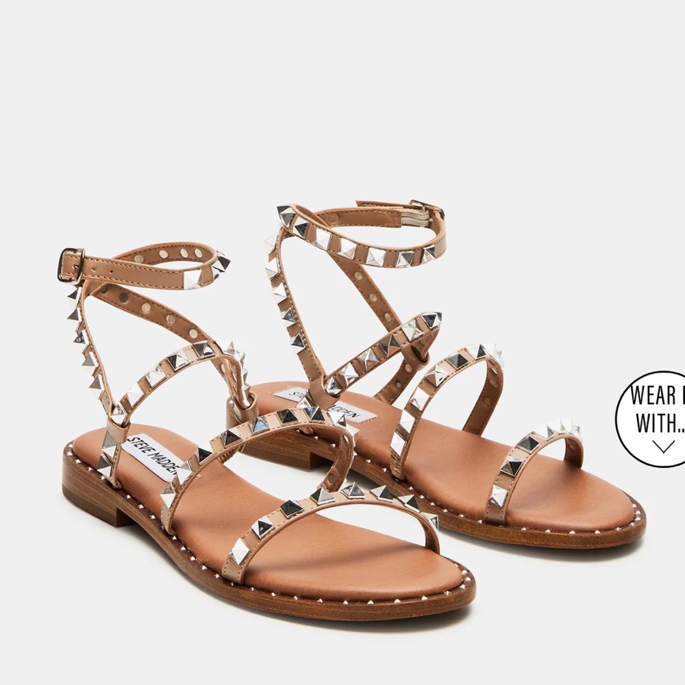 Steve Madden Travel Tan Sandals